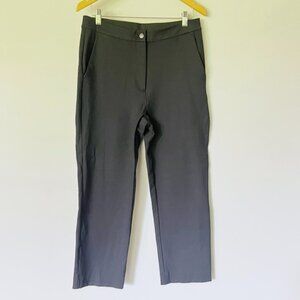 G Fore Pants Size 10 Straight Leg Black Golf Athletic Athleisure Mid Rise READ